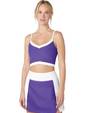 UltraViolet and White Sports Bra
